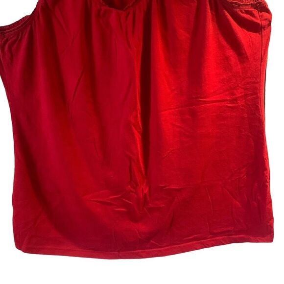 Pre Owned Women’s Merona Red Tank Top Sz XXL Casual Classic Style Comfort - Picture 4 of 7
